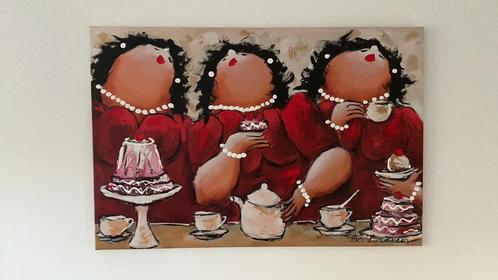 Dikke dames van Theo Broeren, Antiek en Kunst, Kunst | Schilderijen | Abstract, Ophalen