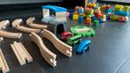 Houten speelgoed trein sets, Kinderen en Baby's, Speelgoed | Houten speelgoed, Overige typen, Gebruikt, Ophalen of Verzenden