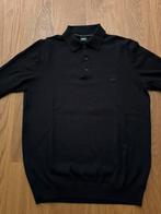 Hugo Boss wollen trui / polo, Maat 48/50 (M), Zwart, Ophalen of Verzenden, Zo goed als nieuw