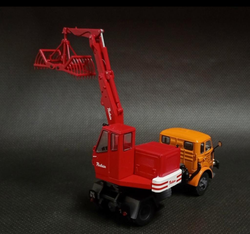 Saviem 4x4 Pelle Mecanique 1/43 serie Saviem ALTAYA # 3, Hobby en Vrije tijd, Modelauto's | 1:43, Verzenden, Nieuw, Bus of Vrachtwagen