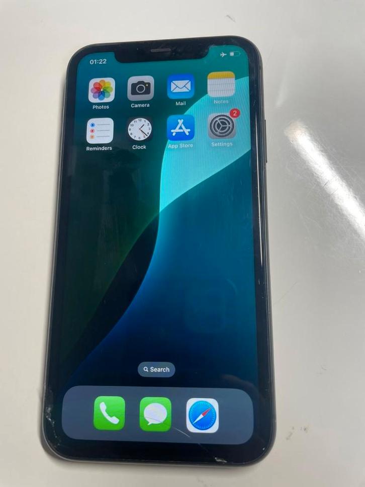 iphone 11 64GB zwart - zie beschrijving, Telecommunicatie, Mobiele telefoons | Apple iPhone, Gebruikt, 64 GB, Zonder abonnement