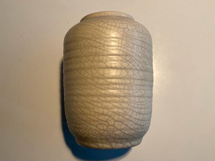 Pieter Groeneveldt: vaas 81A met craquelé ca. 13 cm ca. 1935, Antiek en Kunst, Antiek | Keramiek en Aardewerk, Ophalen of Verzenden