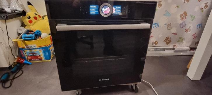 Super Bosch inbouw stoomoven 4D hete lucht model HSG636BB1, Witgoed en Apparatuur, Ovens, Gebruikt, Inbouw, Oven met grill, 45 tot 60 cm