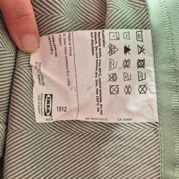 IKEA TIRASTR Gordijn, 5 stuks - Lichtgroen beschikbaar voor biedingen