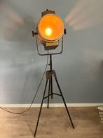 Industriële Vloerlamp / Studio Spotlamp op Statief, Huis en Inrichting, Lampen | Vloerlampen, Ophalen of Verzenden, Zo goed als nieuw