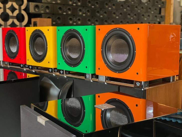 Rel T9x SE Demo beurs modellen, Audio, Tv en Foto, Luidsprekers, Nieuw, Subwoofer, 120 watt of meer, Overige merken, Ophalen of Verzenden