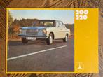 Brochure Mercedes-Benz 200 220 W115 1969 reprint nieuw, Boeken, Auto's | Folders en Tijdschriften, Nieuw, Ophalen of Verzenden