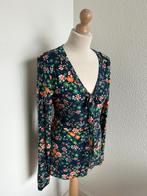 King Louie maat L blauwe bloemen top blouse 2655, Kleding | Dames, Blauw, Maat 42/44 (L), Ophalen of Verzenden, Zo goed als nieuw