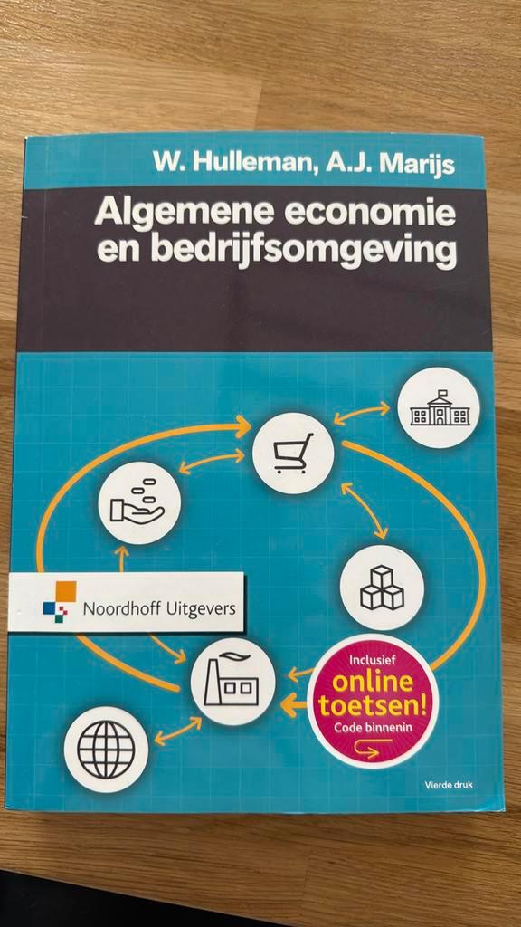 A.J. Marijs - Algemene economie en bedrijfsomgeving, Boeken, Economie, Management en Marketing, Zo goed als nieuw, Ophalen of Verzenden