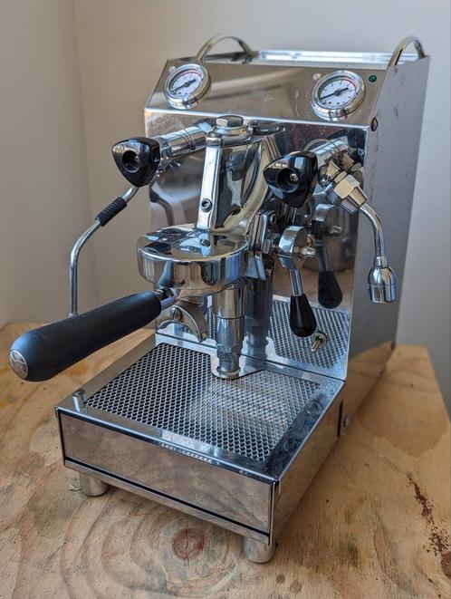 Vibiemme Domobar Junior HX espressomachine 4 jaar - serviced, Witgoed en Apparatuur, Koffiezetapparaten, Zo goed als nieuw, Gemalen koffie