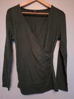 Zilch wraptop mt L, Maat 38/40 (M), Zo goed als nieuw, Groen, Shirt of Top