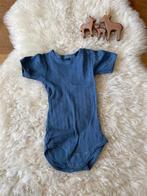 Donkerblauwe katoenen romper, Dilling, maat 80, korte mouw, Nacht- of Onderkleding, Gebruikt, Jongetje of Meisje, Ophalen of Verzenden