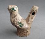 19eeuw Majolica Faience Vogelfluit Vogel Fluitje Bodemvondst