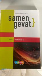 Samengevat vwo wiskunde a, Ophalen, Zo goed als nieuw, VWO, Nederlands