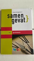 Samengevat geschiedenis vwo, Boeken, Ophalen of Verzenden, Zo goed als nieuw, VWO, Geschiedenis
