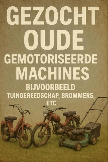 Gezocht: Gemoteriseerde machines beschikbaar voor biedingen