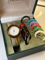 Gucci bezel 11/12 vintage horloge incl doosje en 11 bezels, Overige merken, Polshorloge, Ophalen of Verzenden, Zo goed als nieuw