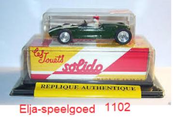 Modelauto Solido1:43 reedition 1102 Cooper F2 1959 + figuur beschikbaar voor biedingen