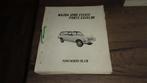 DIK Onderselenboek MAZDA 1200  ESTATE, Verzenden, Zo goed als nieuw, Mazda