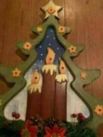 Houten kerstboom met lichtjes nieuw, Diversen, Ophalen of Verzenden, Nieuw