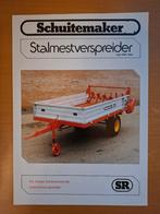 Folder Schuitemaker stalmestverspreider, Ophalen of Verzenden, Gelezen, Tractor en Landbouw