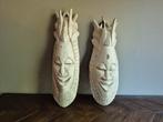 2 afrikaanse maskers, Antiek en Kunst, Kunst | Niet-Westerse kunst, Ophalen of Verzenden