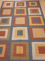 Handgeweven oosterse wollen kelim 253x178, Info@SlatsAntiek.nl, 150 tot 200 cm, Vof Slats Antiek, Crème