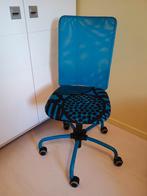 Bureaustoel blauw, Huis en Inrichting, Ophalen, Zo goed als nieuw, Blauw