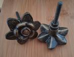 Kastknop bloem brons, Ophalen of Verzenden, Nieuw
