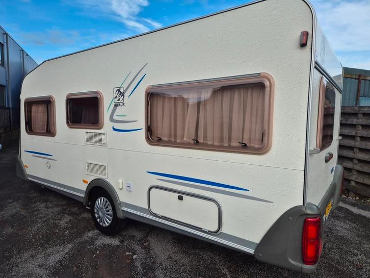 Knaus 450 TF Azur, Mover volautomatisch,Fransbed,Rondzit, Caravans en Kamperen, Caravans, Bedrijf, tot en met 4, 1000 - 1250 kg