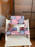 Bloemen kussenset voor kinderstoel stokke trip trap, Kinderen en Baby's, Kinderstoelen, Ophalen of Verzenden, Nieuw, Meegroeistoel