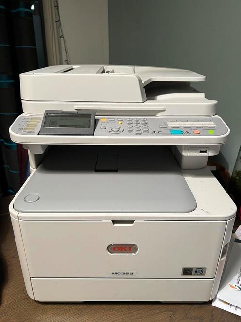 Oki MC362 printer, Computers en Software, Printers, Gebruikt, Printer, Laserprinter, Faxen, Kleur printen, Kopieren, Scannen, Zwart-en-wit printen