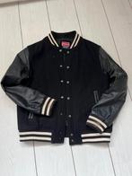 Superdry zwart/leren bomber jas, Superdry, Zwart, Ophalen of Verzenden, Zo goed als nieuw