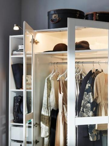 Ikea Pax kasten Garderobekasten Luxe Tyssedal, Huis en Inrichting, Kasten | Kledingkasten, Zo goed als nieuw, 200 cm of meer, 200 cm of meer