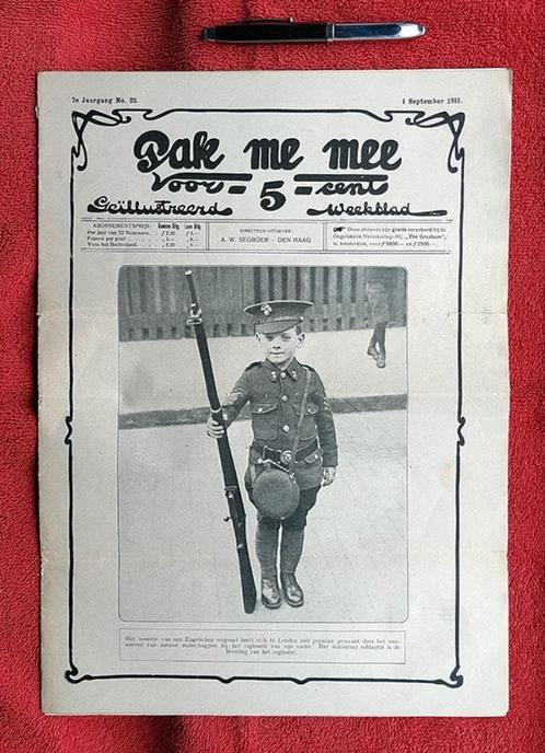 Pak me mee voor 5 cent. Nr 23. September 1915, Verzamelen, Tijdschriften, Kranten en Knipsels, Tijdschrift, Nederland, Voor 1920