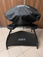 Weber Q 1400 Elektrische Barbecue ook tafelmodel en BBQ hoes, Ophalen of Verzenden, Zo goed als nieuw, Weber