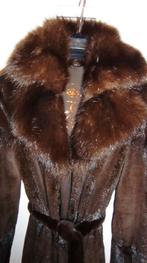 Exclusieve geschoren nerts bontjas bont mantel mink coat, Ophalen of Verzenden, Zo goed als nieuw, Maat 34 (XS) of kleiner, Bruin