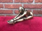 bronzen presse-papier, erotica, bondage-dame, Antiek en Kunst, Ophalen of Verzenden, Brons
