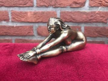 bronzen presse-papier, erotica, bondage-dame beschikbaar voor biedingen