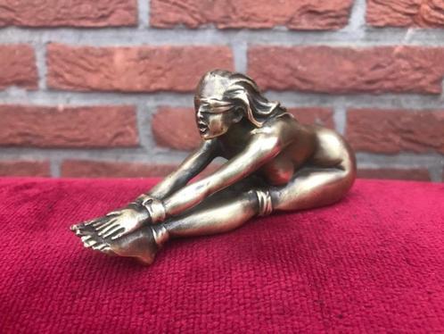 bronzen presse-papier, erotica, bondage-dame, Antiek en Kunst, Antiek | Koper en Brons, Brons, Ophalen of Verzenden