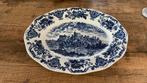 Wedgwood schaal delfts blauw ovaal, Ophalen of Verzenden