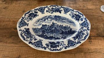 Wedgwood schaal delfts blauw ovaal beschikbaar voor biedingen