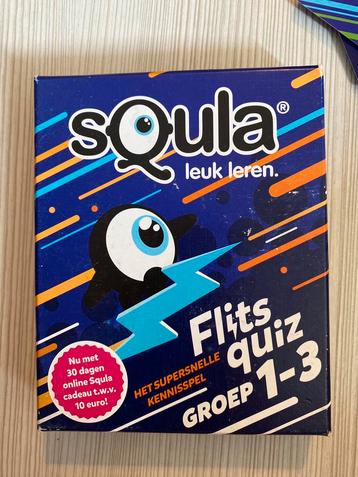 Squla Flits Quiz Groep 1-3 - Kaartspel beschikbaar voor biedingen