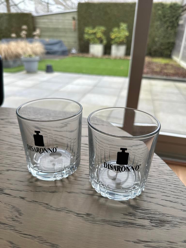 Nieuwe Glazen - Disaronno, Huis en Inrichting, Glas of Glazen, Nieuw, Ophalen of Verzenden, Glas