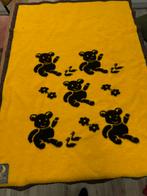 Vintage Teddybeer Deken 150x105cm Retro Stijl Kind Dekentje, Ophalen of Verzenden