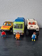 3 stoere wagens van Playmobil incl 3 poppetjes, Ophalen of Verzenden, Gebruikt, Los playmobil