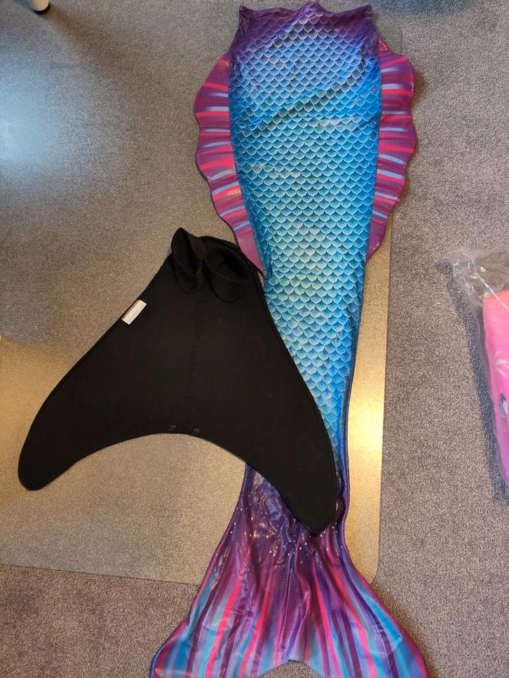 Zeemeerminnenstaart XS -, Kinderen en Baby's, Kinderkleding | Kinder-zwemkleding, Zo goed als nieuw, Zwem-accessoire, One size