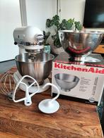 KitchenAid Keukenmixer + Accessoires, Witgoed en Apparatuur, Keukenmixers, 4 liter of meer, Ophalen of Verzenden, Gebruikt, 3 snelheden of meer