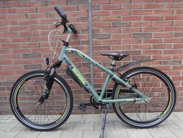 ALS NIEUW Alpina Trial 24 inch 3 versnellingen. Forest green beschikbaar voor biedingen