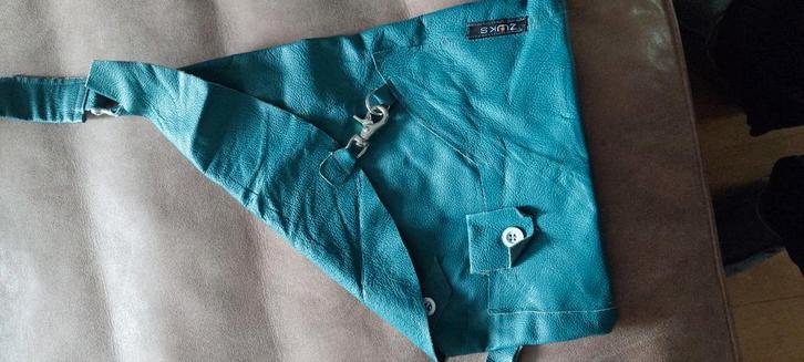 Zuks leren tas - uniek design!, Sieraden, Tassen en Uiterlijk, Tassen | Rugtassen, Nieuw, Overige merken, 30 tot 45 cm, Ophalen of Verzenden